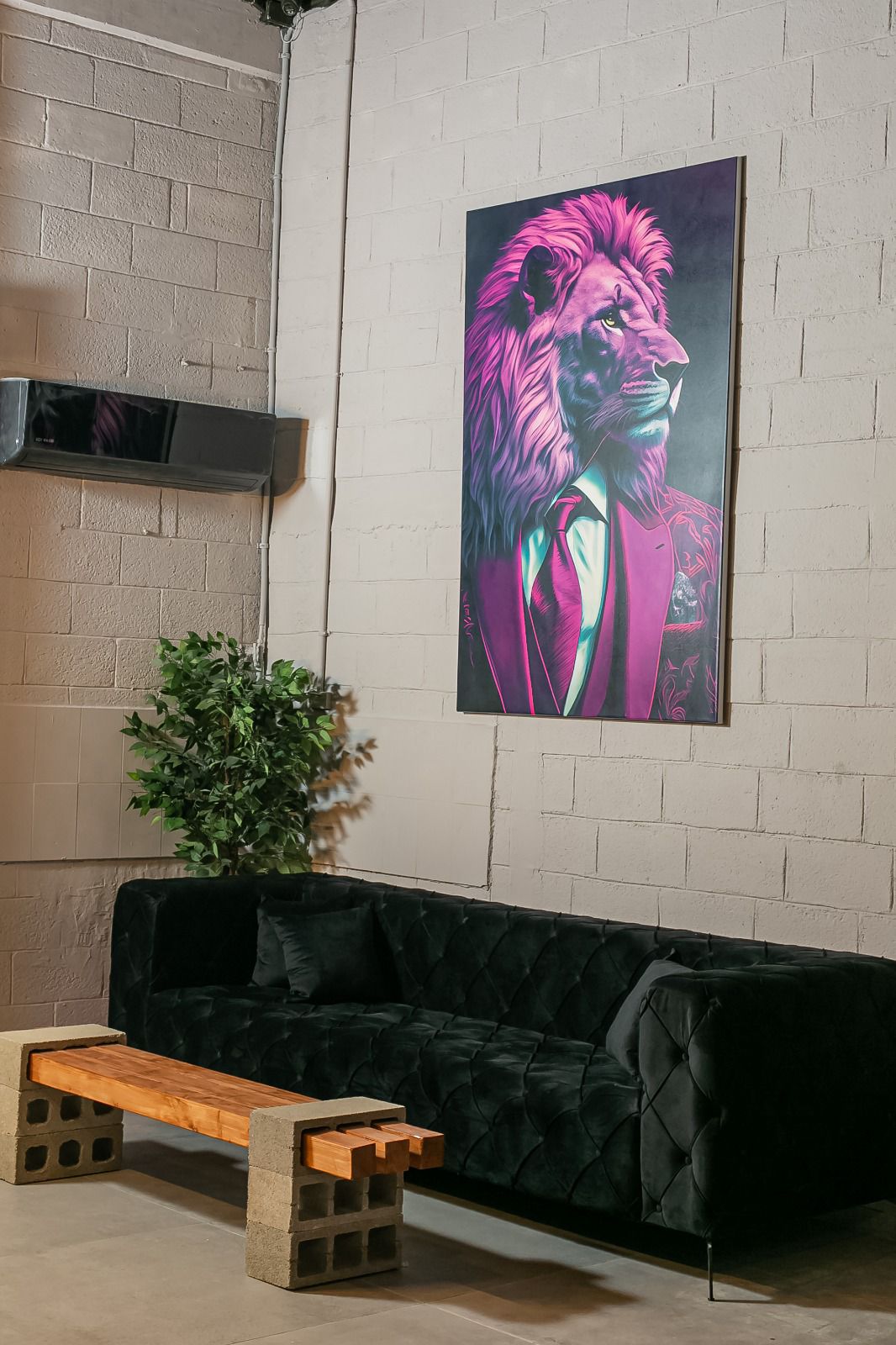 לופט בירושלים - בילי גין - פינת ישיבה