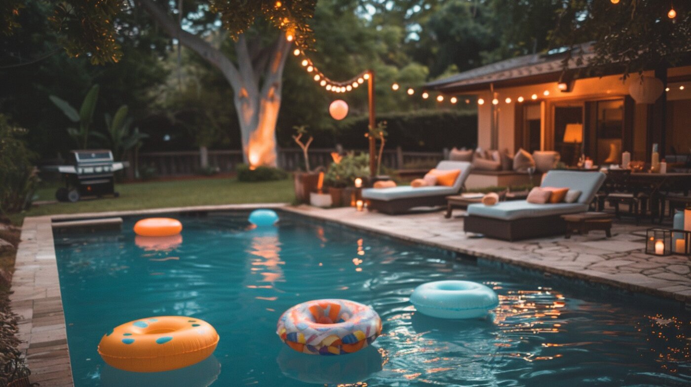 luxury-loft-bachelorette-party-setup