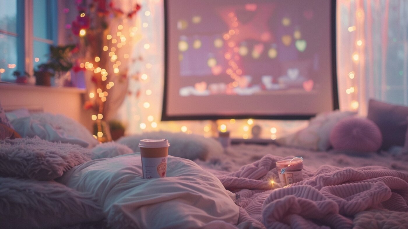 cozy-pajama-party-setup