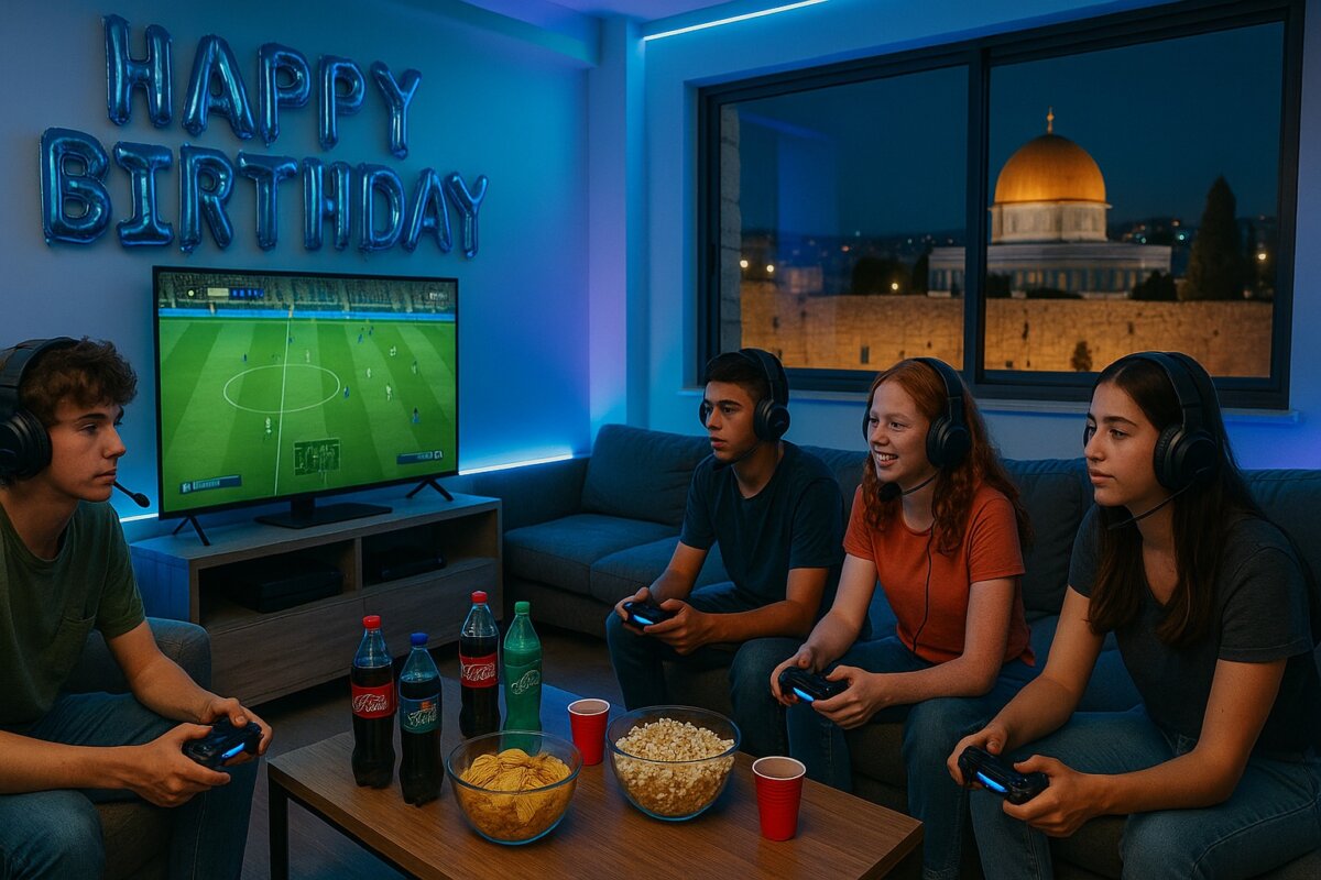 teen-birthday-gaming-lounge-jerusalem